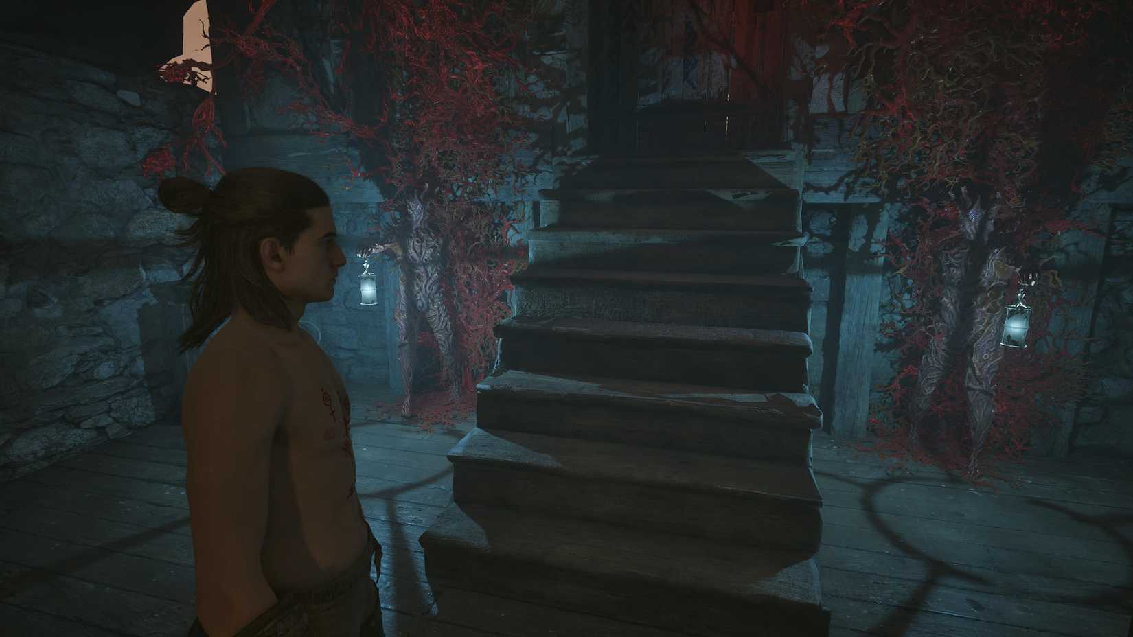 The Blood of Dawnwalker painted door