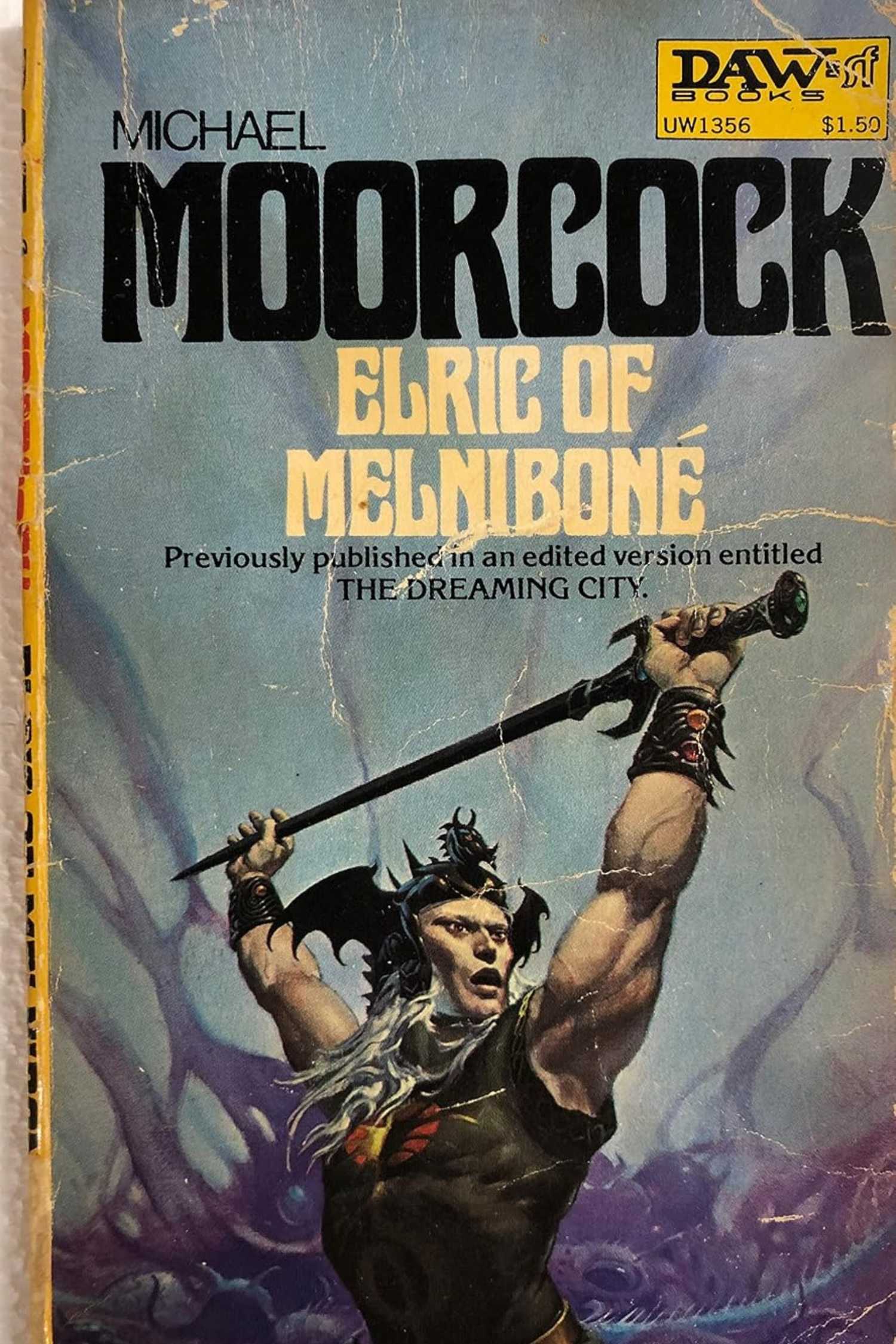 The cover of Elric of Melnibone by Michael Moorcock