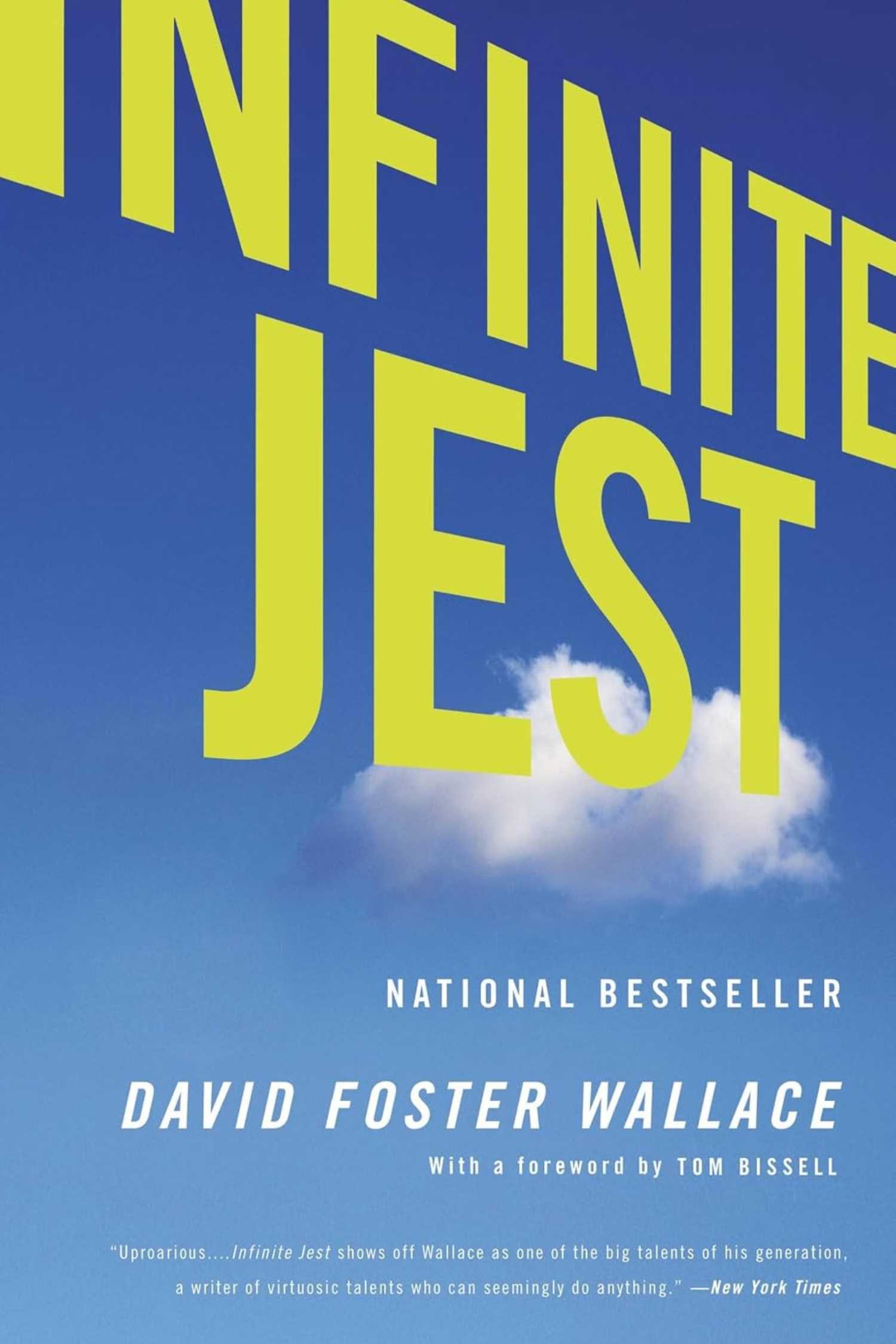 The cover of Infinite Jest by David Foster Wallace