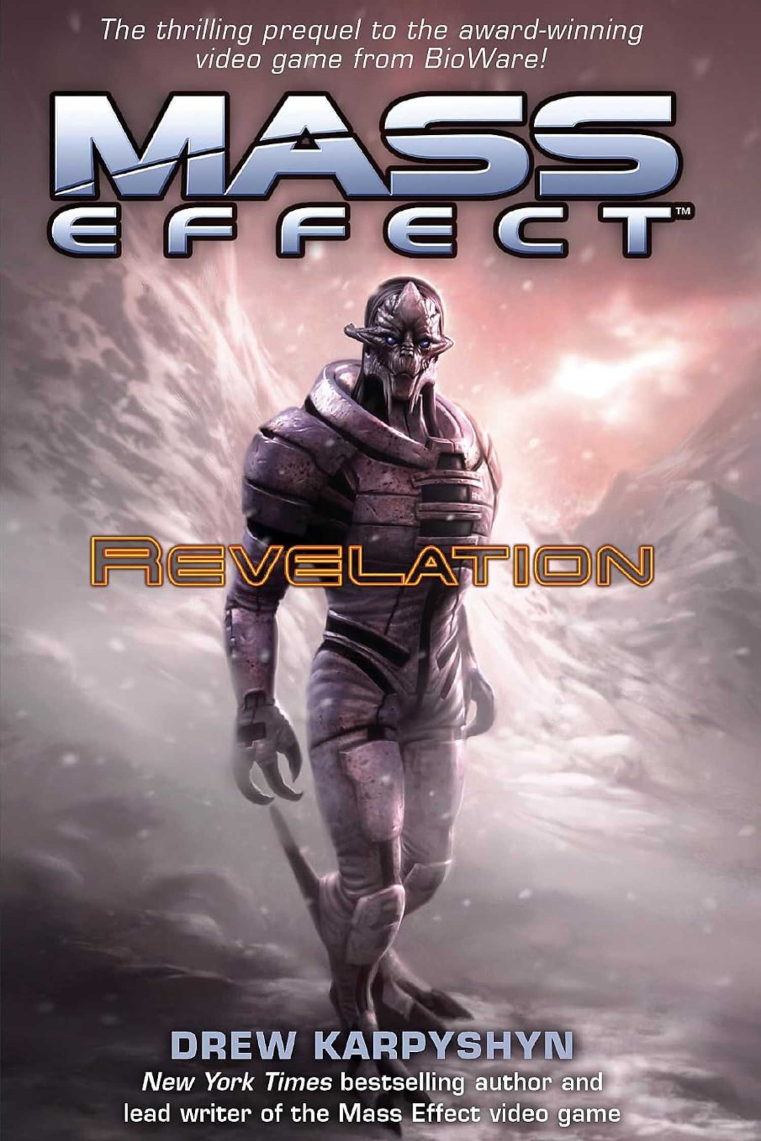 The cover of Mass Effect Revelation By Drew Karpyshyn