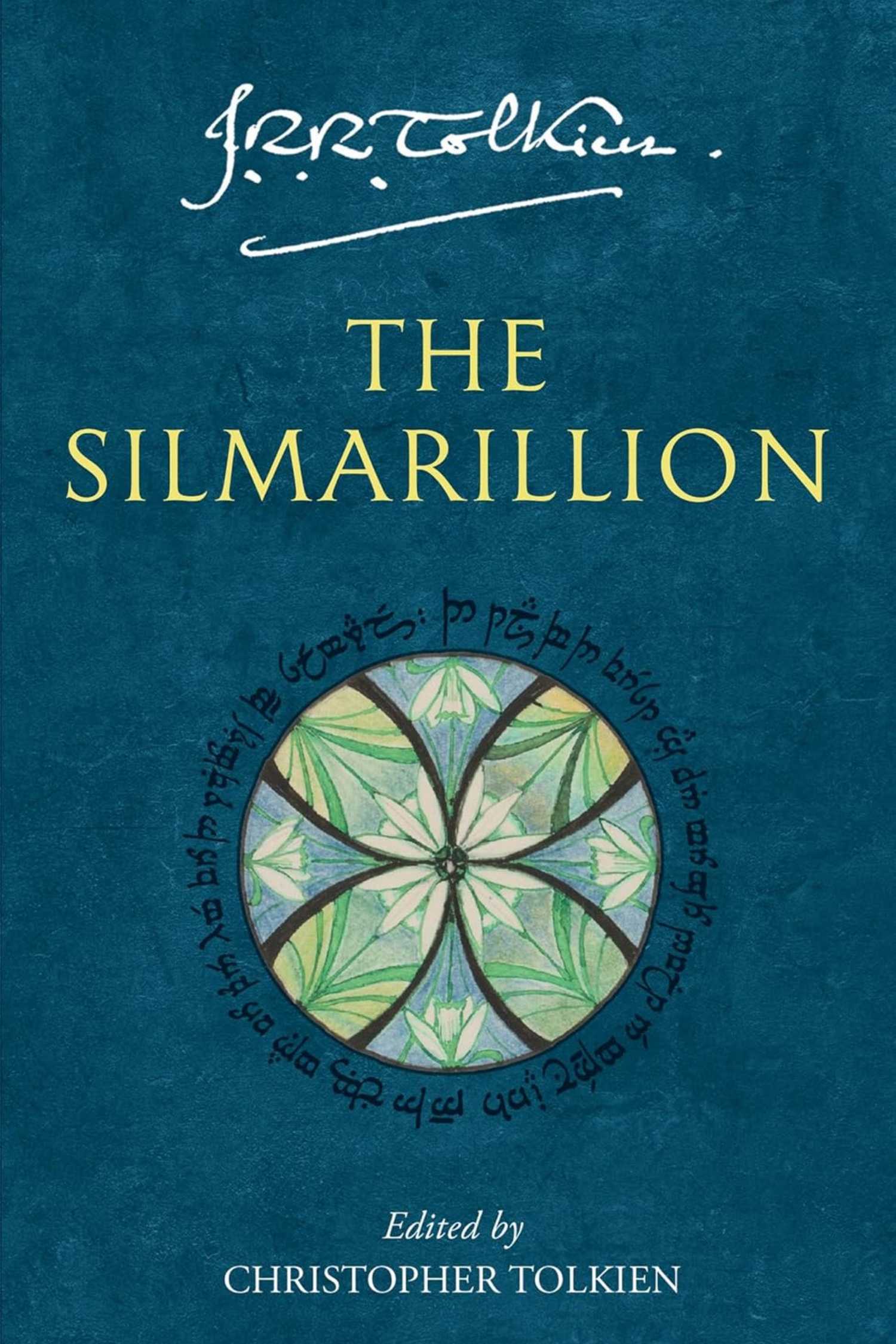 The cover of the Silmarillion by J.R.R. Tolkien(1)
