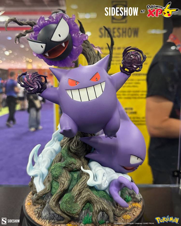 Gengar Diorama Sideshow display at Pokemon XP event booth