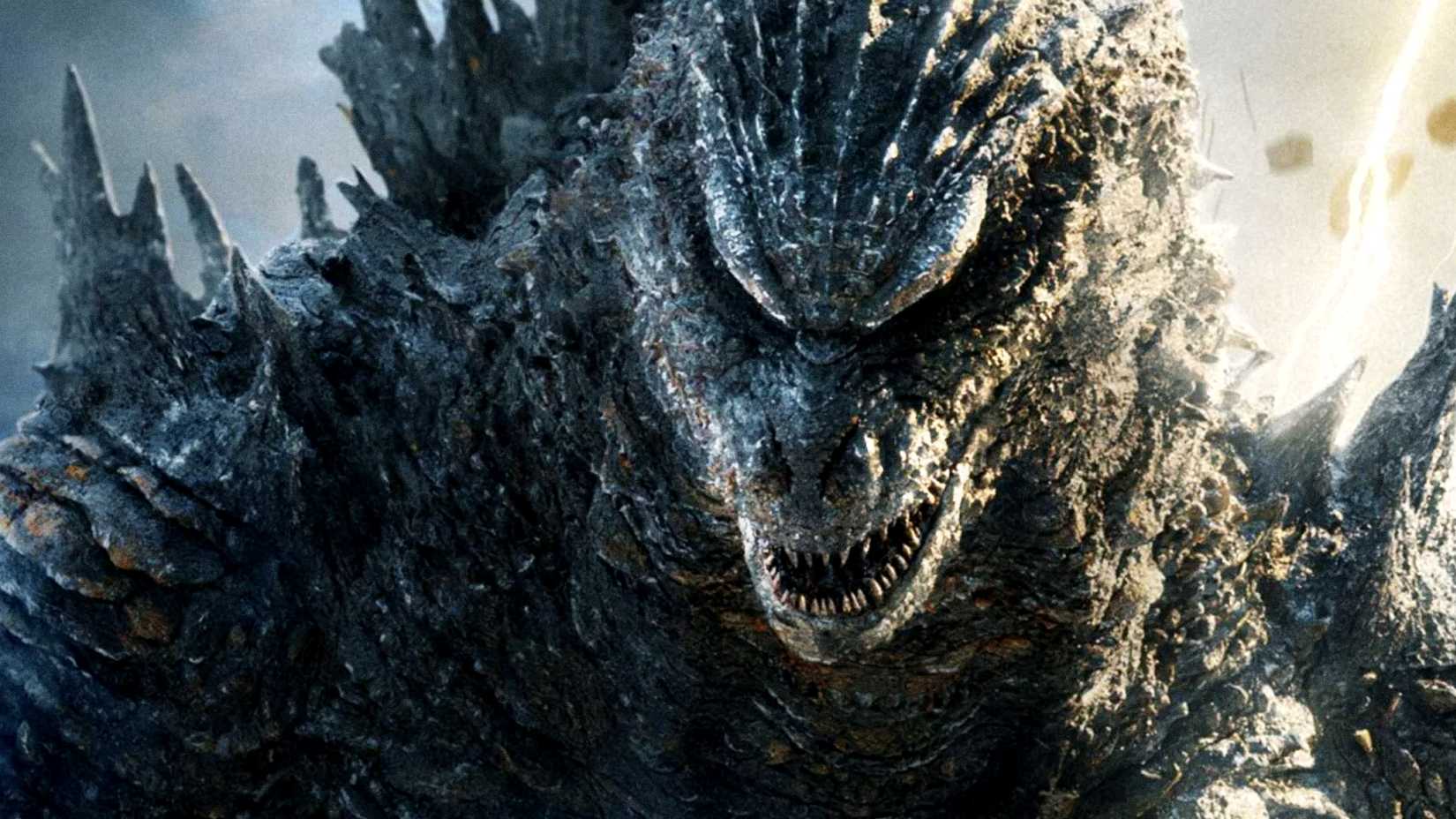 Pôster de Godzilla Minus Zero com o Rei dos Monstros brilhando