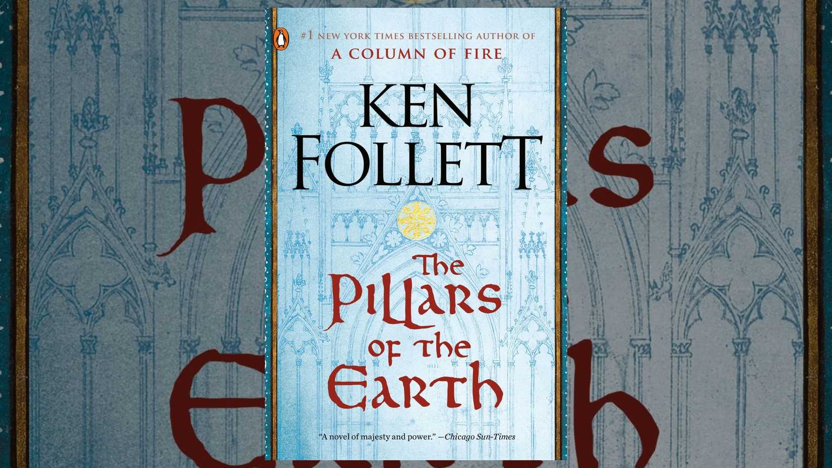 The Pillars of the Earth by Ken Follett book cover