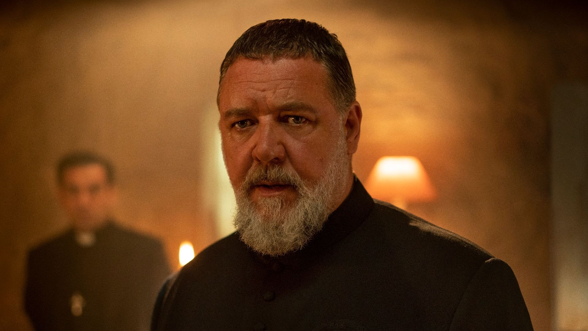Russell Crowe Offers First Pope's Exorcist 2 Status Update In 2 Years (Exclusive) image