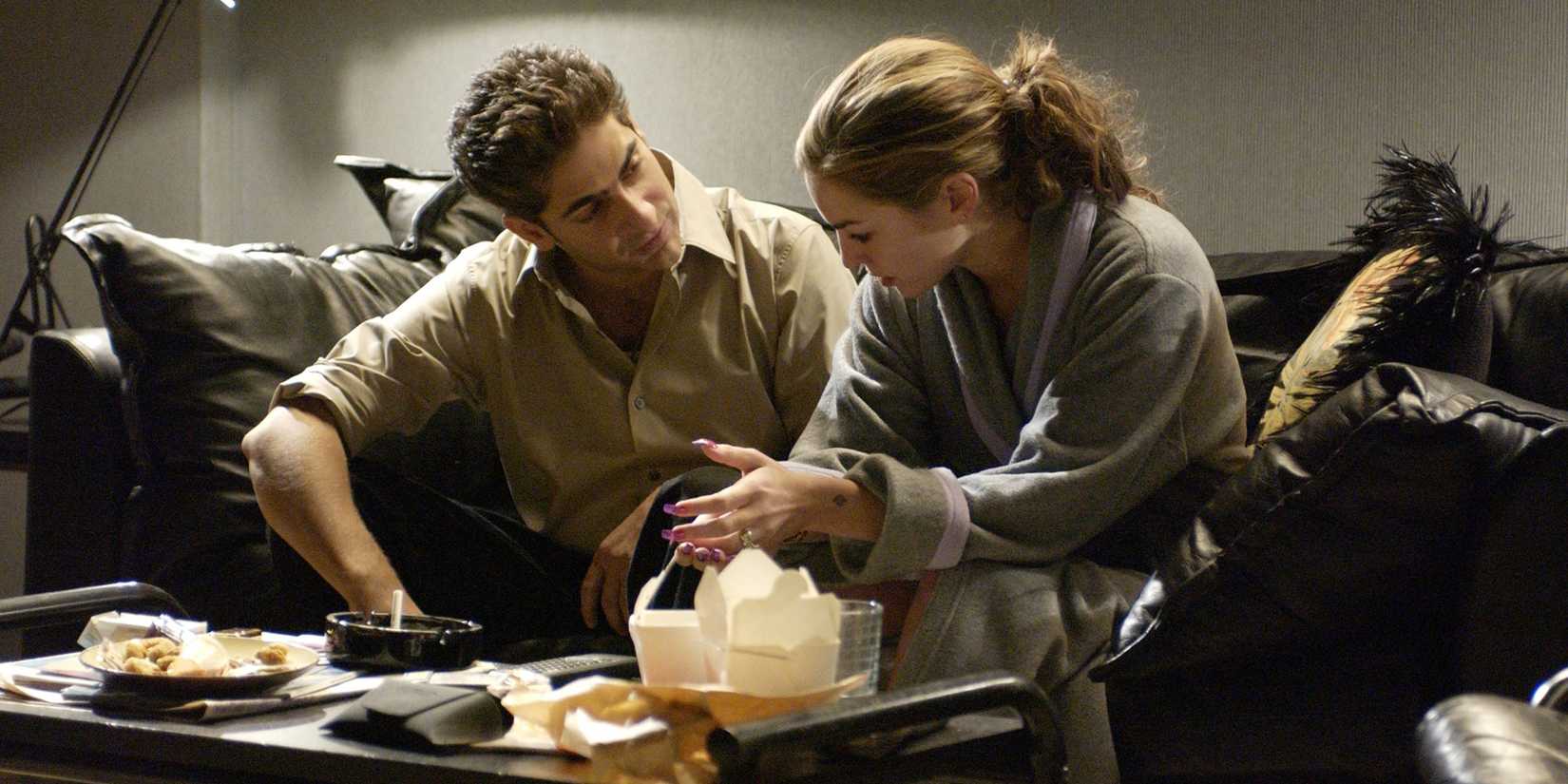 Chris and Adriana in their apartment in The Sopranos