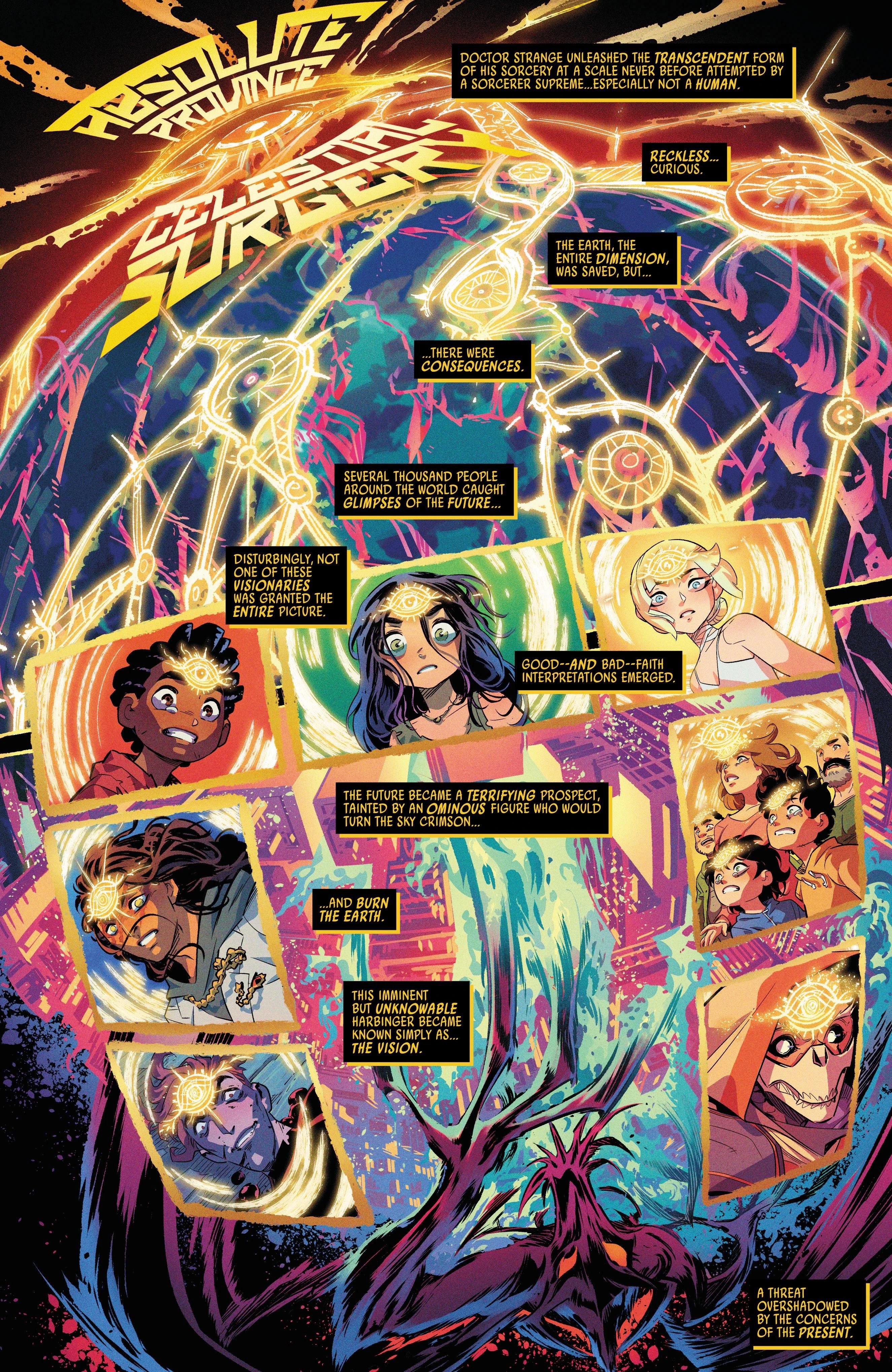 Marvel Mangaverse Reimagines Vision As A Prophecy Of The Apocalypse