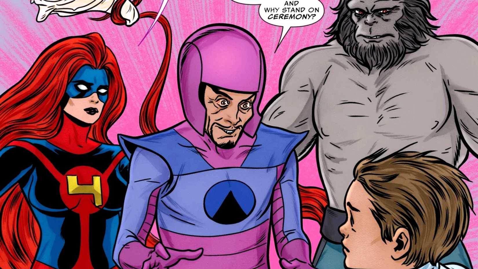 The Wizard and the Frightful Four team up in Fantastic Four comic