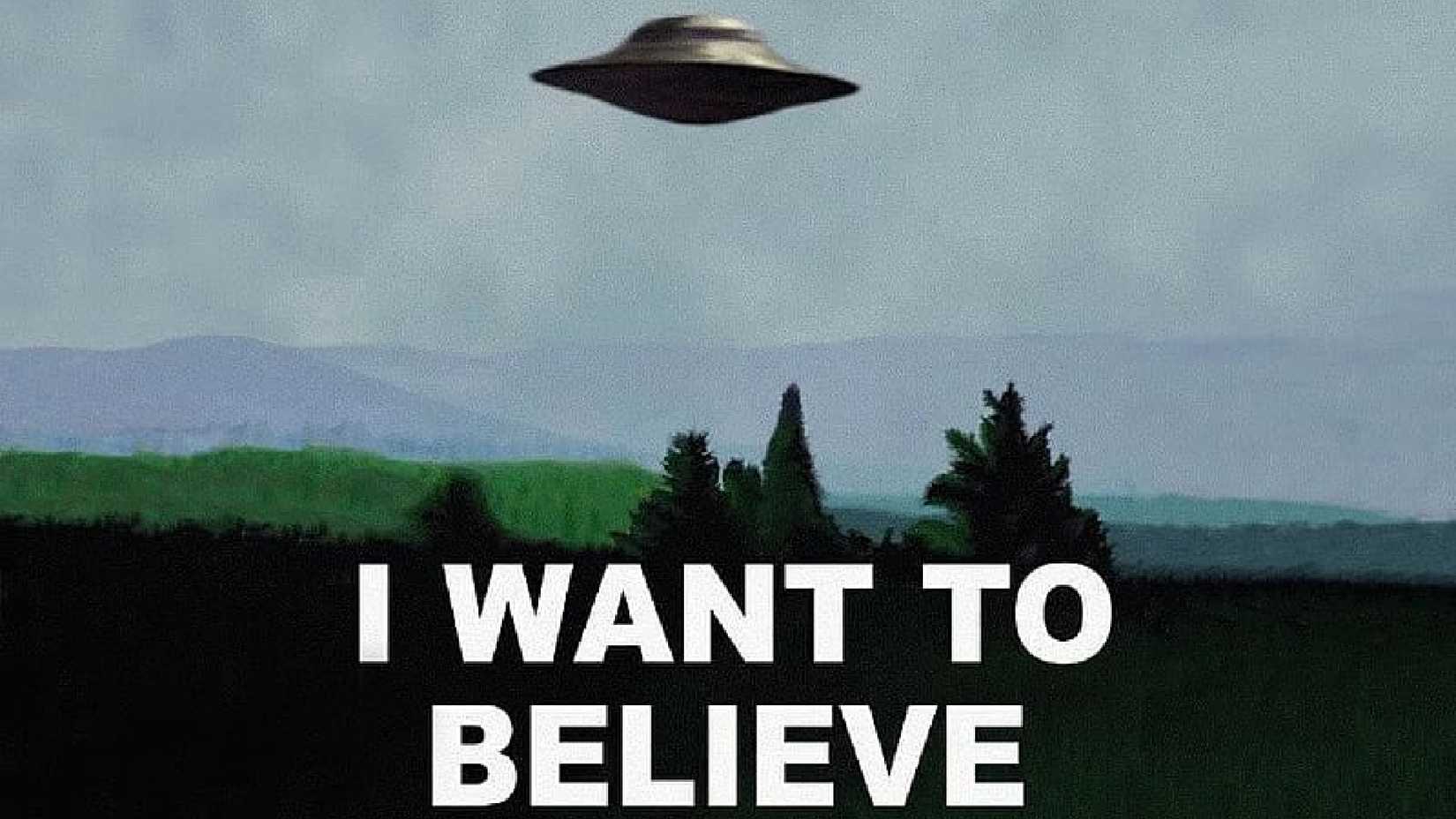 The X-Files' I Want To Believe poster