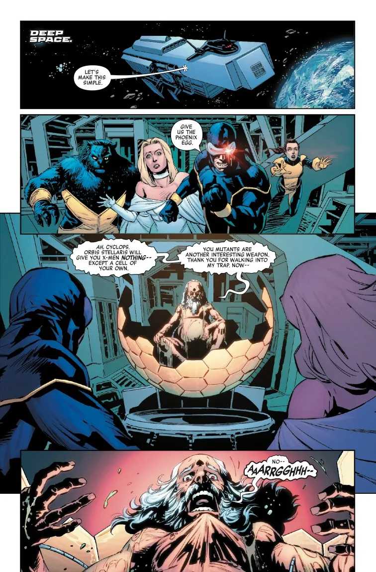 The X-Men confront a Mister Sinister clone in Alien vs X-Men #1 cover