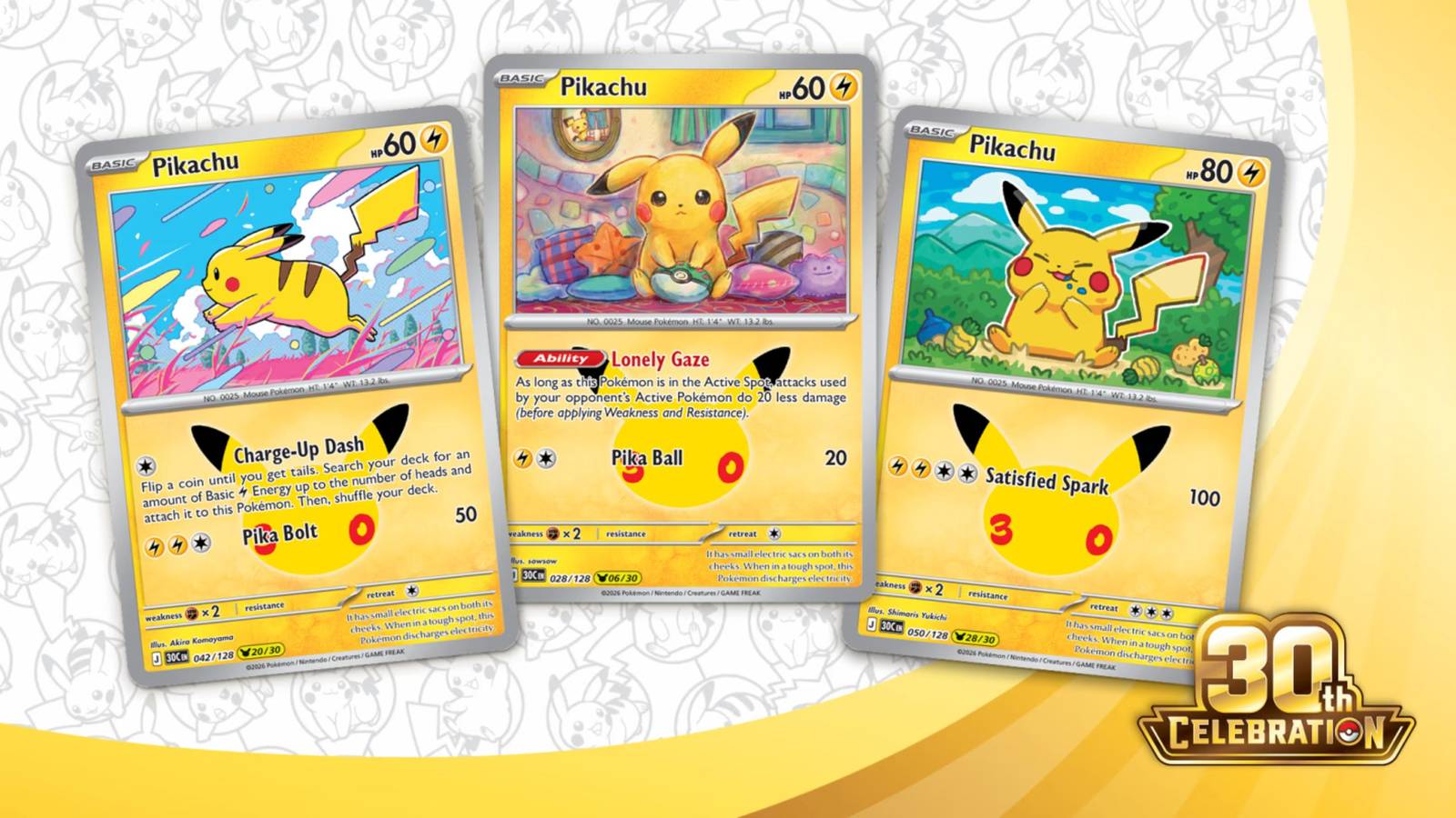 The 10 Best Pokémon TCG 30th Anniversary Pikachu Cards, Ranked