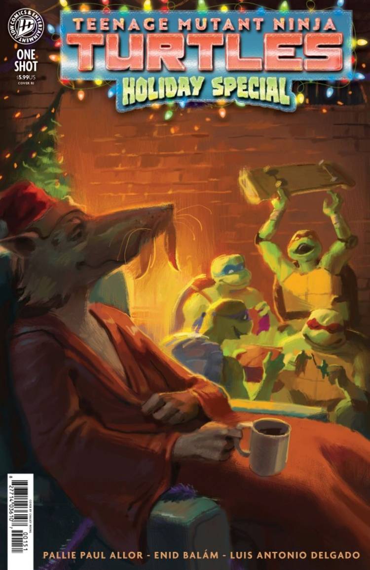 TMNT Holiday Special variant cover 4