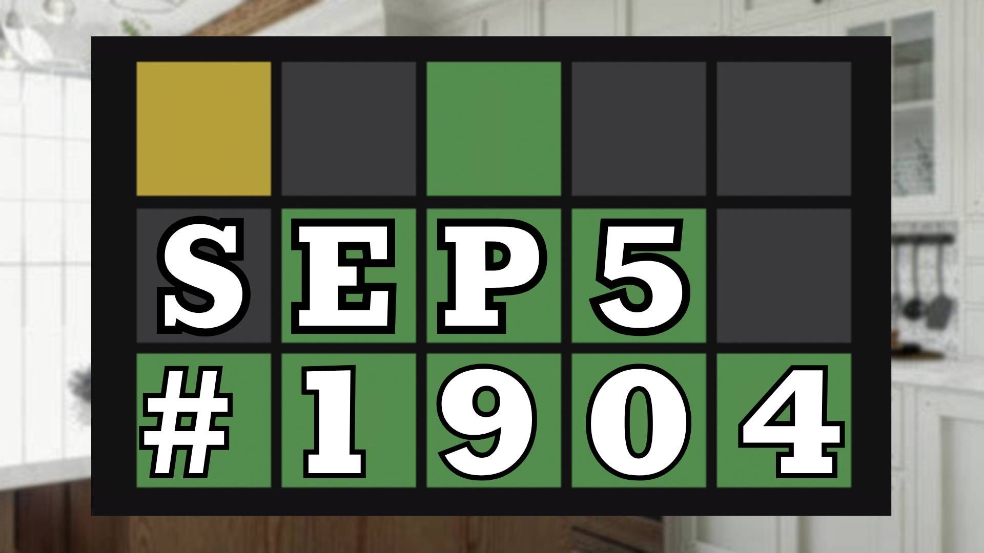 Today's Wordle Hints & Answer - September 5, 2026 (Puzzle #1904) image