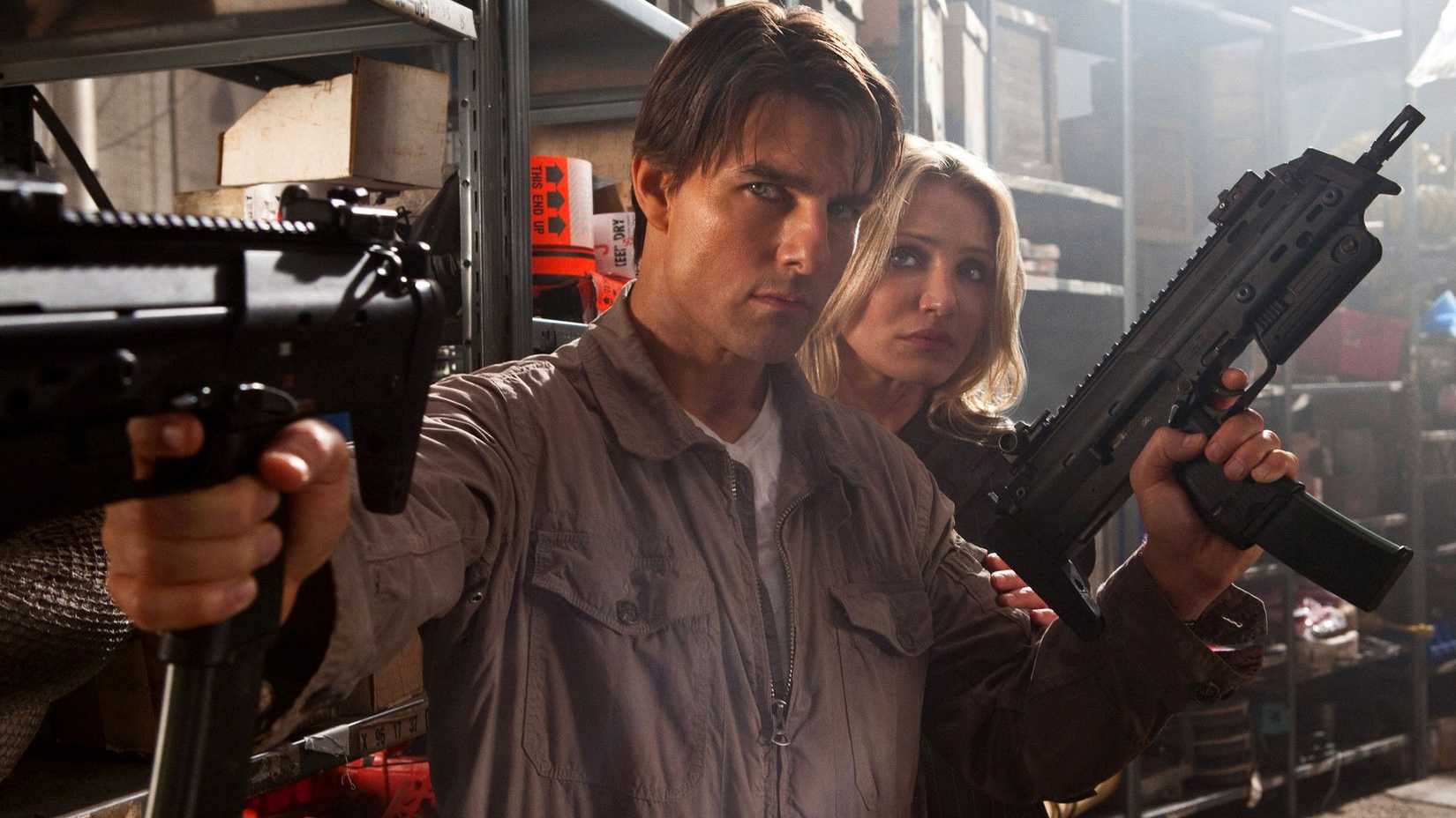 Tom Cruise and Cameron Diaz in Knight and Day
