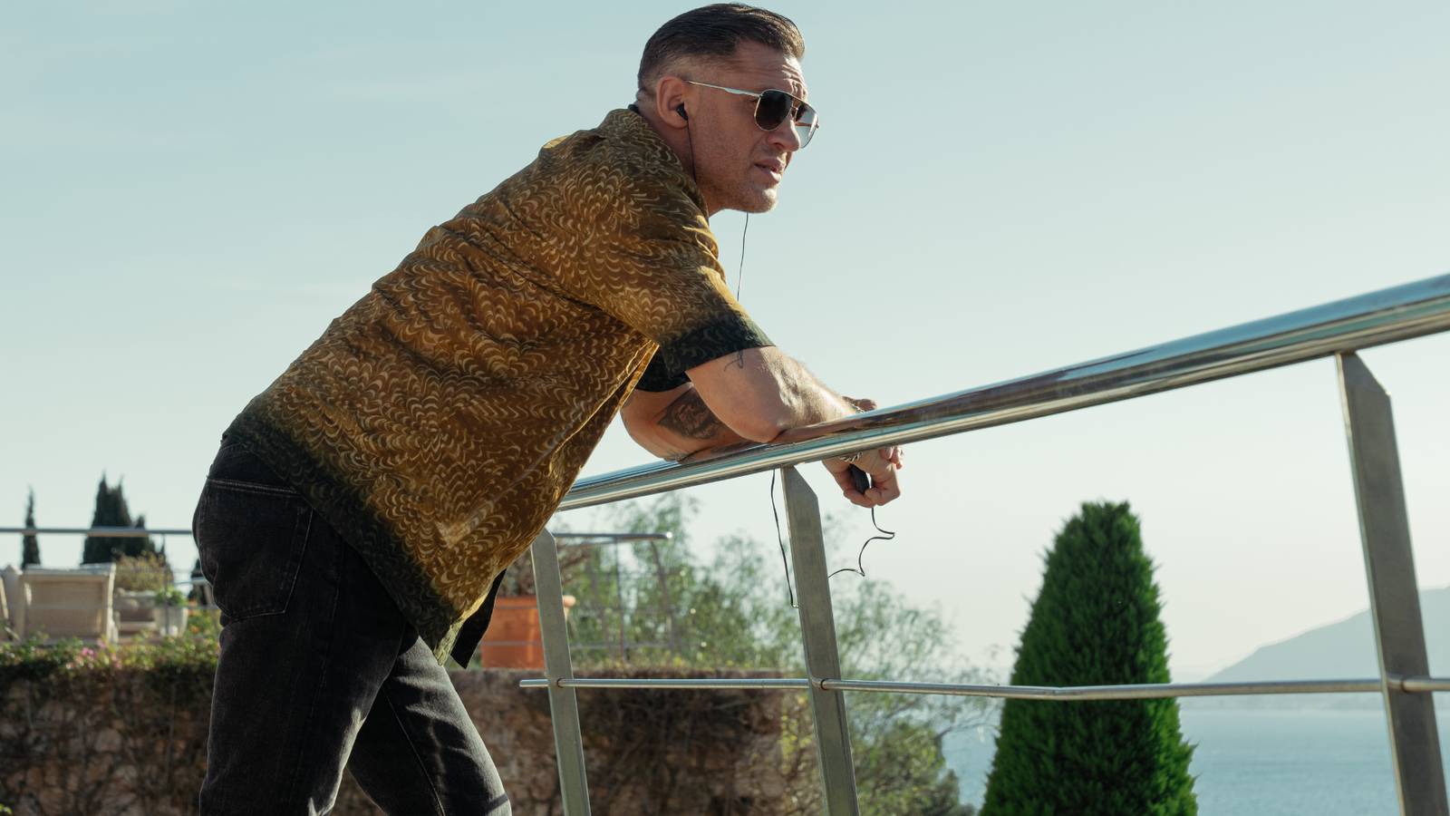 Tom Hardy as Harry Da Souza in season 2 of MobLand