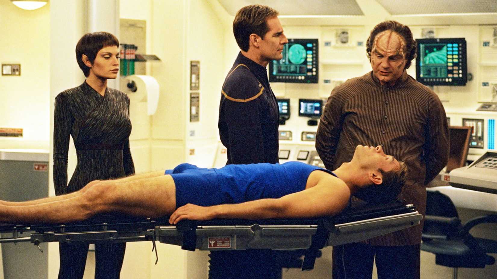 Trip on Bio bed with Archer, T'Pol and Phlox