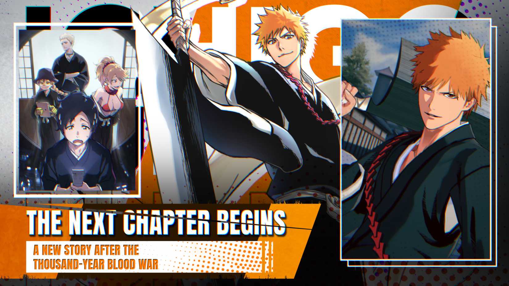 Image shows promotional art for BLEACH: Mirrors High