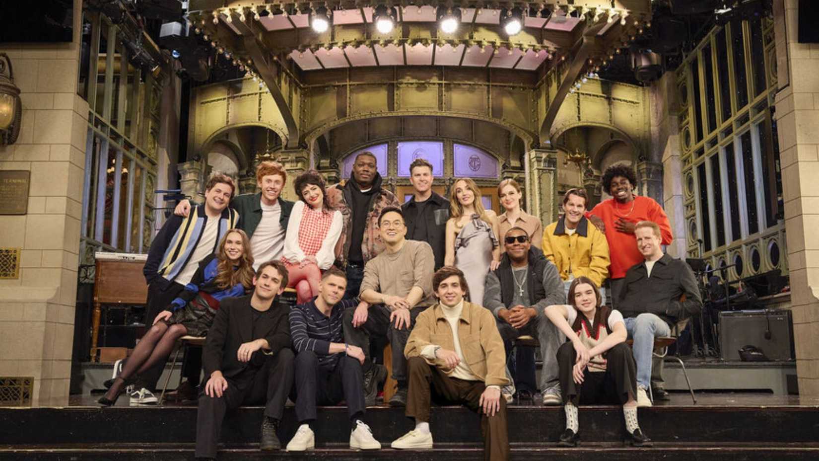 The cast in Saturday Night Live Season 51