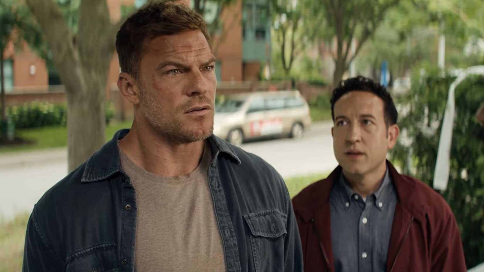 Jacob looking at Reacher in Reacher season 4