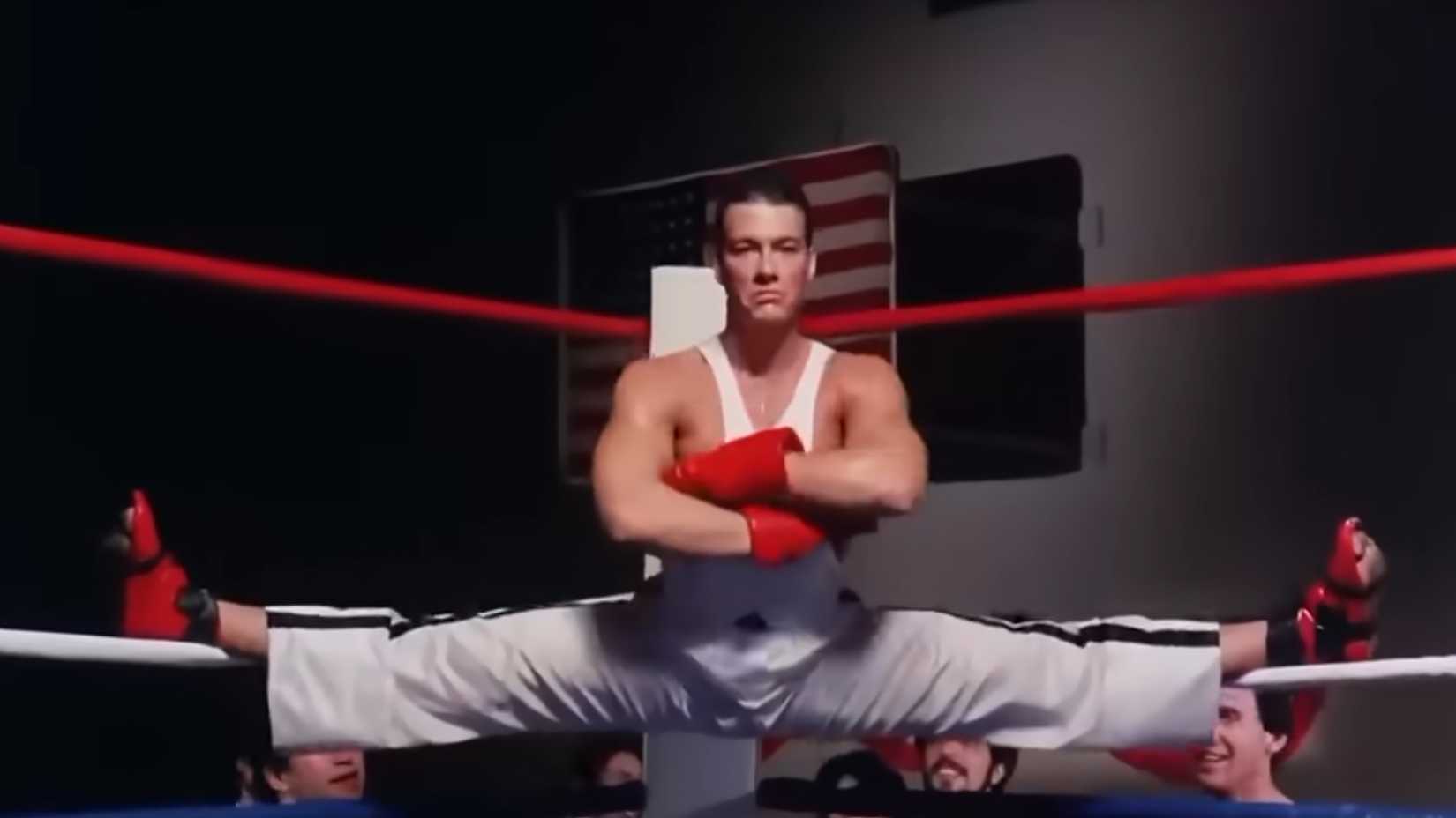 van damme doing the splits in no retreat no surrender