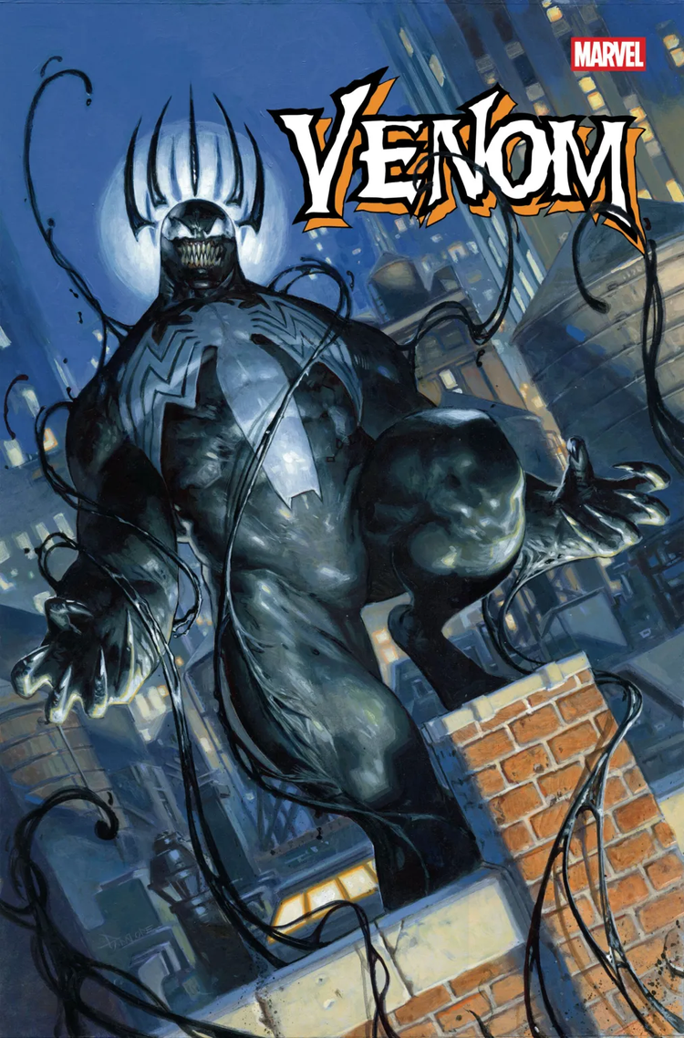 Venom dons a symbiote crown in Marvel Comic cover