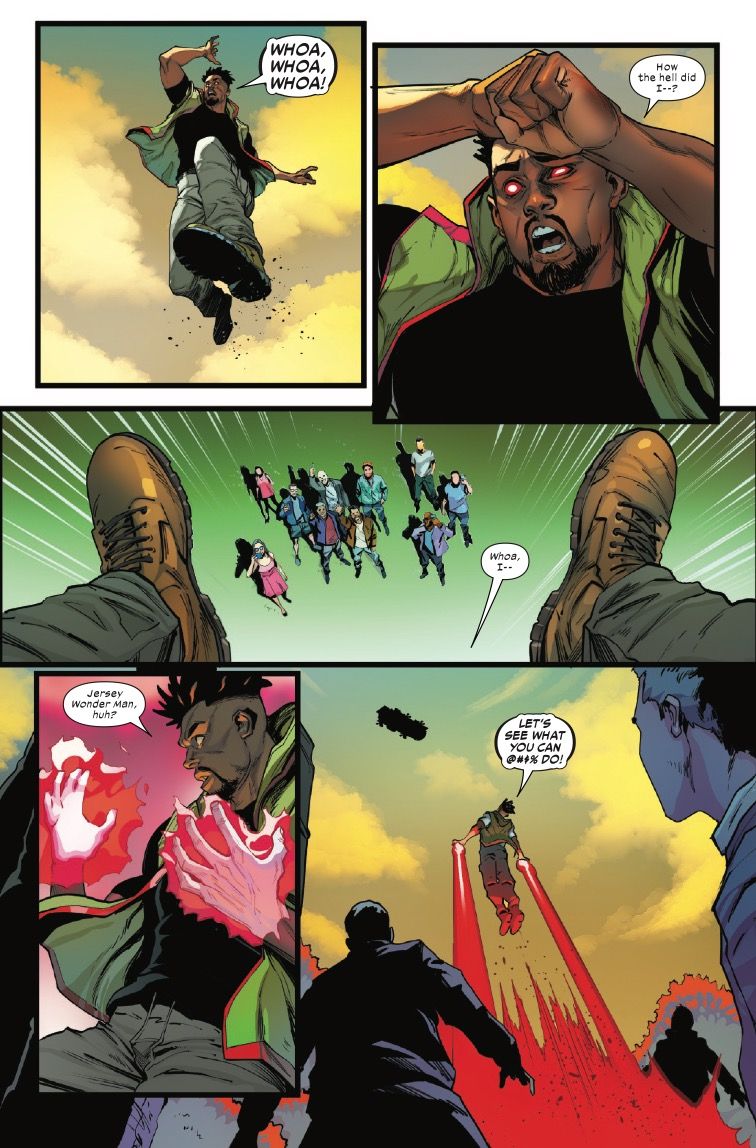 Vin Lerner flies in Ultimate Impact Reborn #5