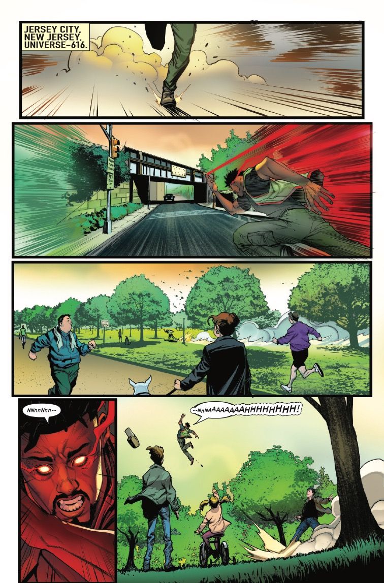 Vin Lerner runs in Ultimate Impact Reborn #5