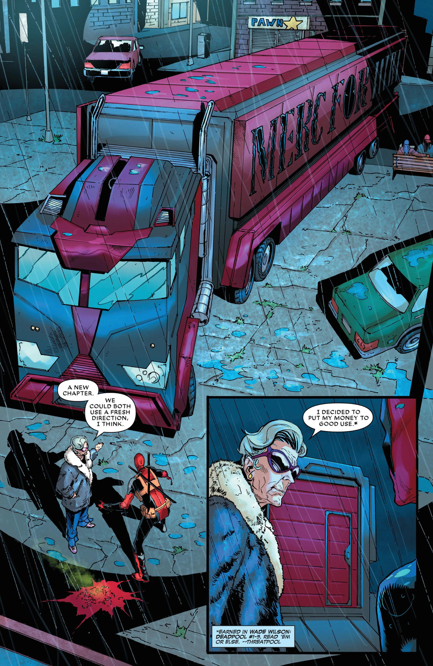Deadpool's New 'Merc Mobile' Debuts in Wade Wilson: Deadpool #8