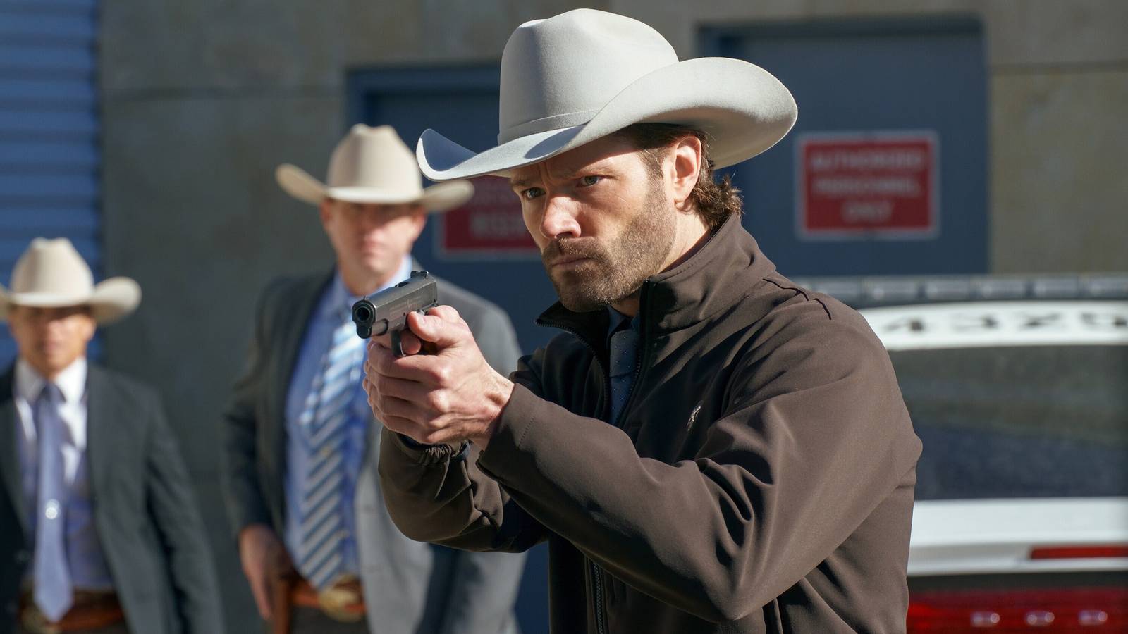 Still of Jared Padalecki as Cordell Walker in Walker season 4.