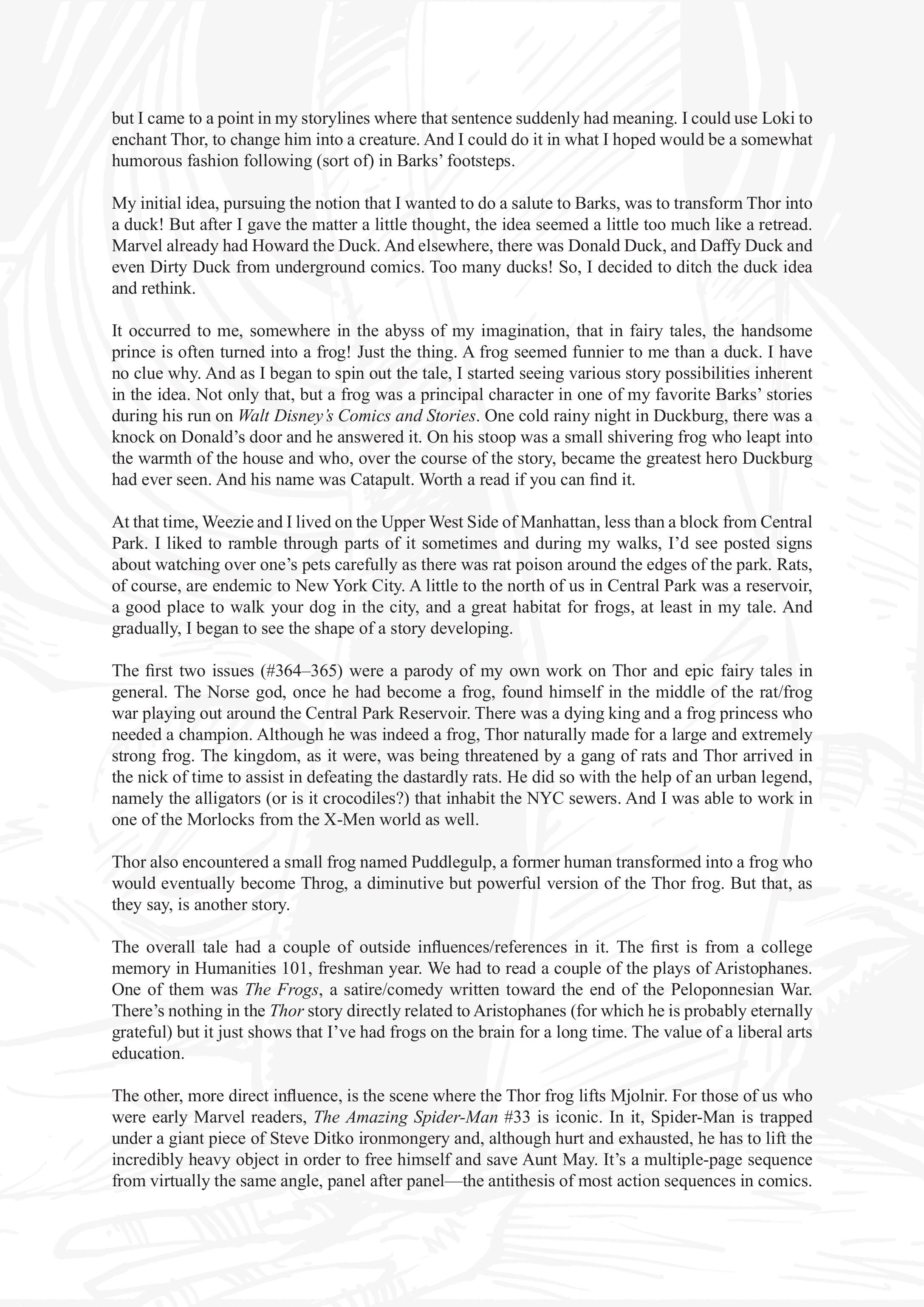 Walt Simonson Thor Intro Page 2