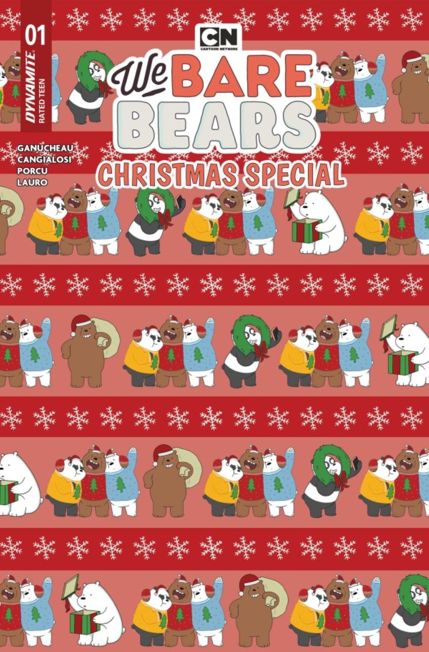 We Bare BEars Christmas Special #1 variant cover 2