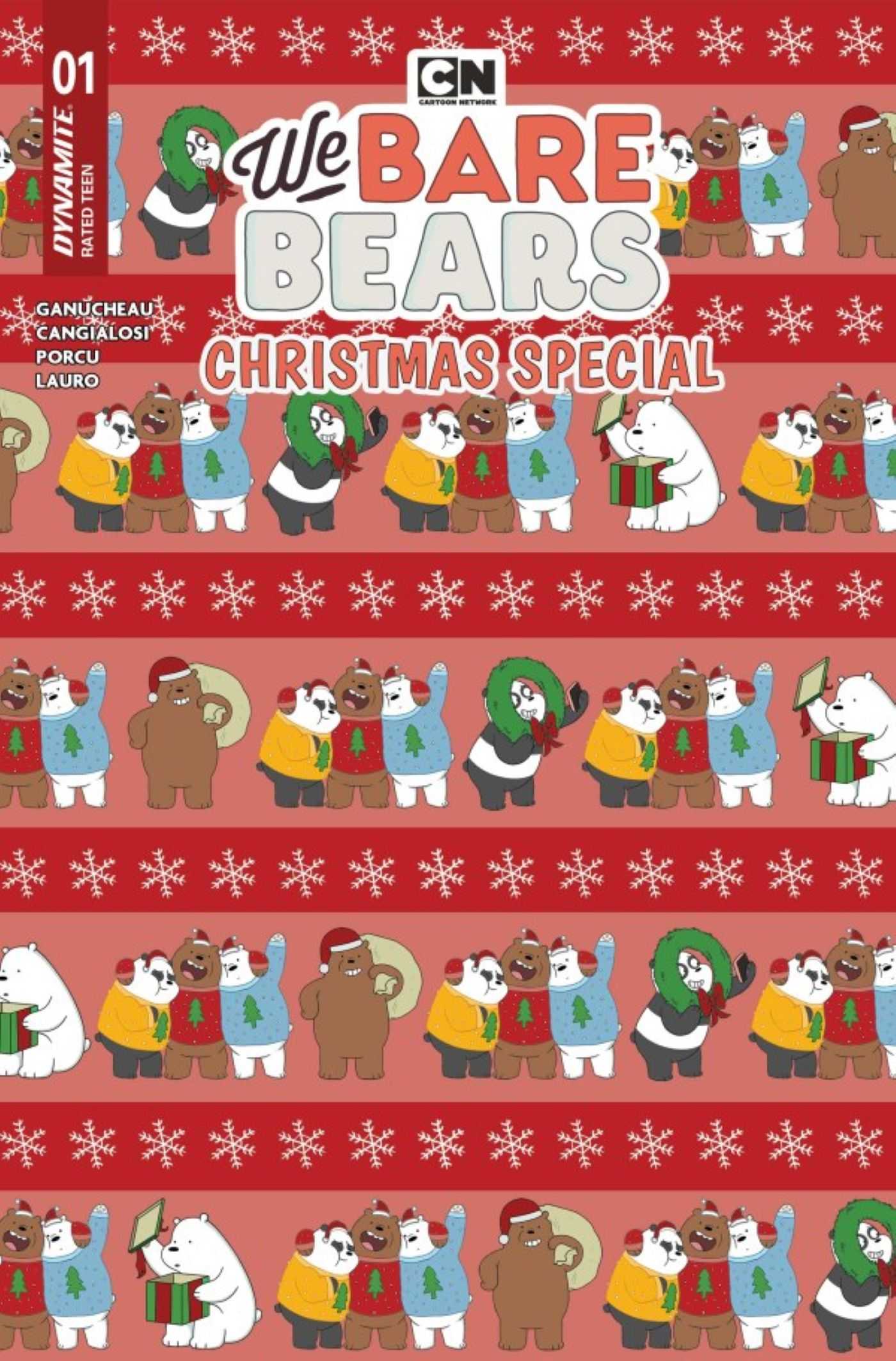 We Bare BEars Christmas Special #1 variant cover 2