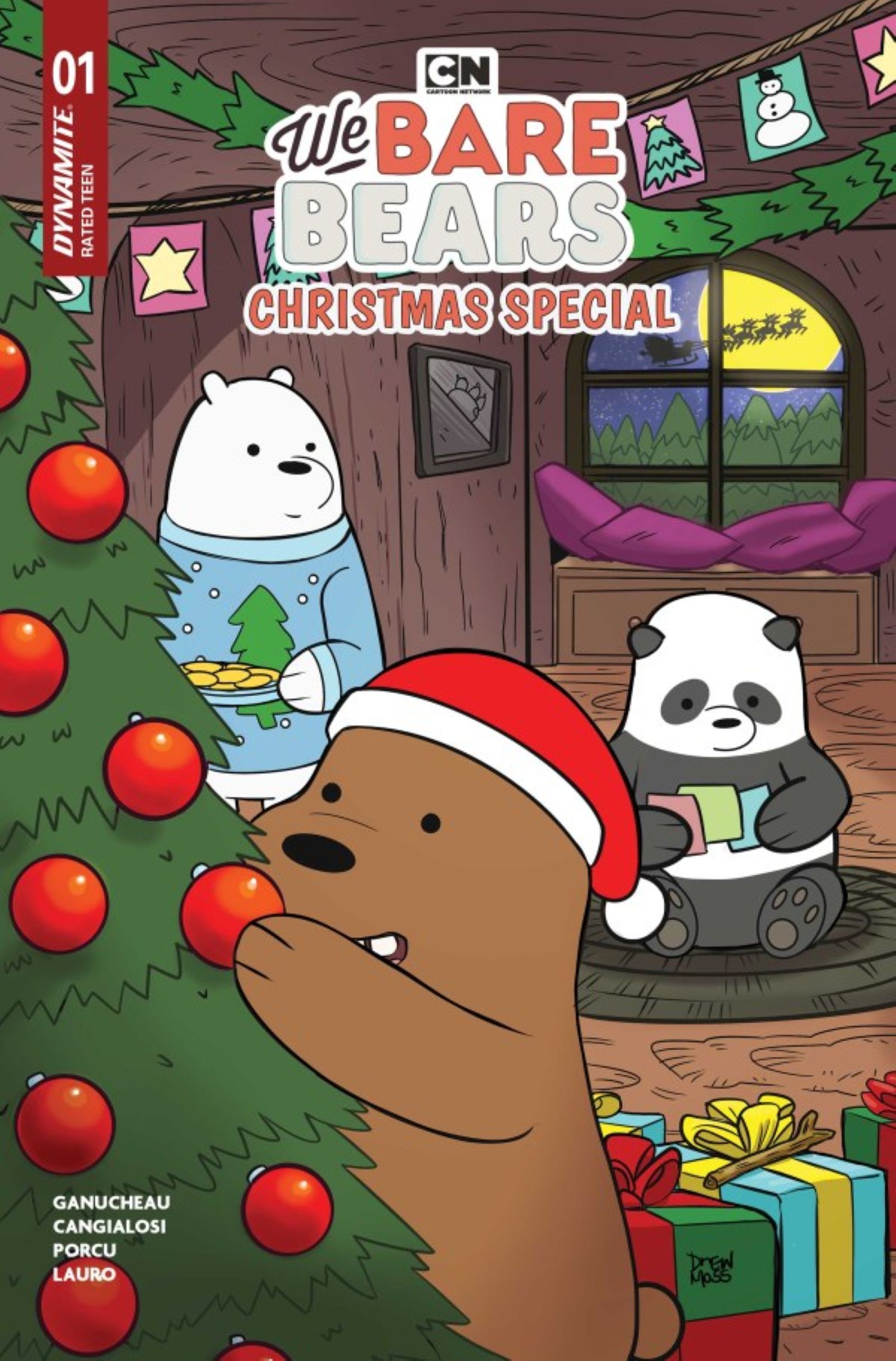 We Bare BEars Christmas Special #1 variant cover