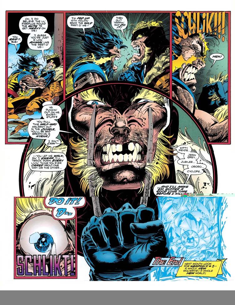 Wolverine No. 90,, art by Adam Kubert