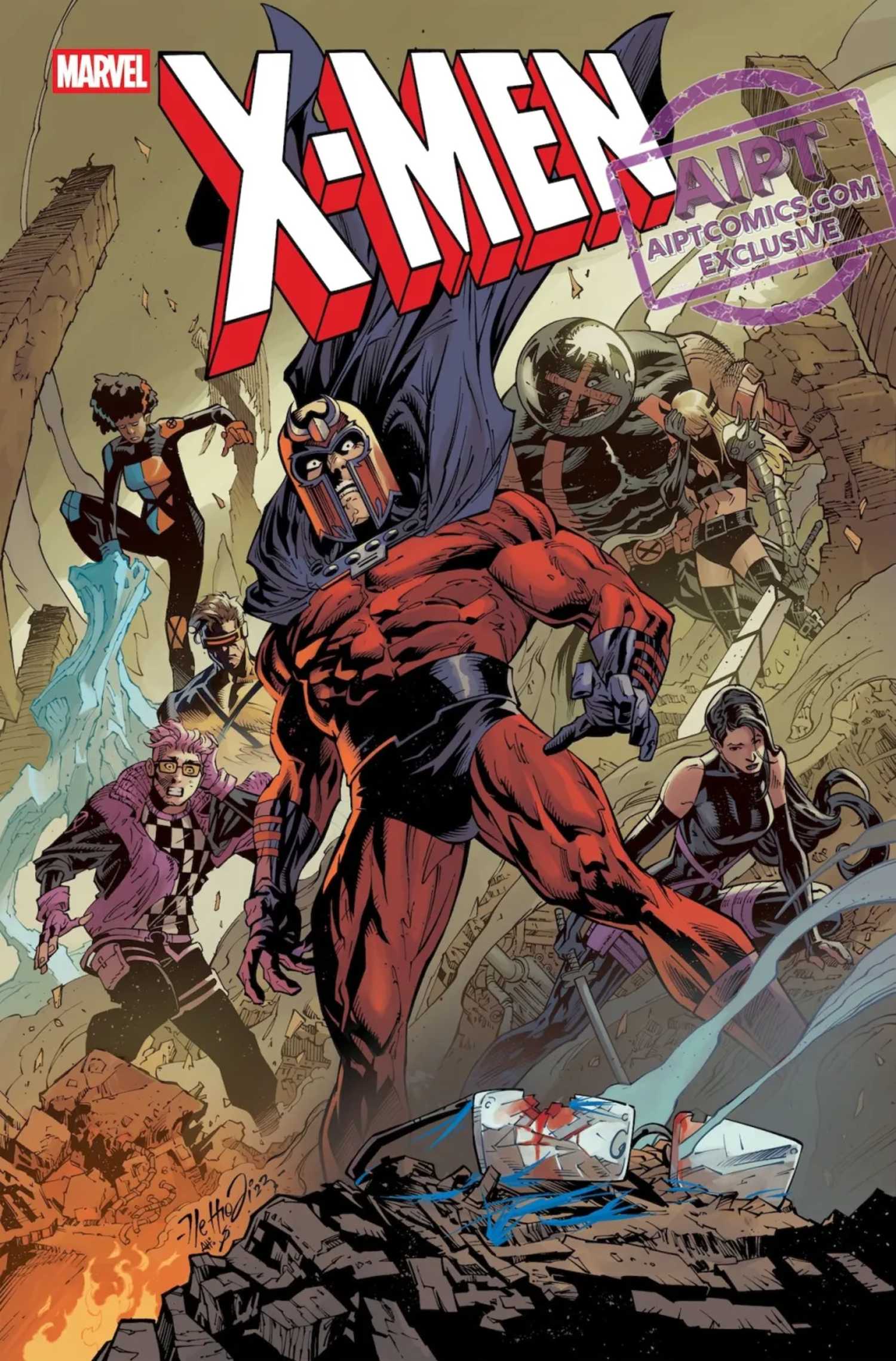 x-men 42 comic cover teasing beast's death