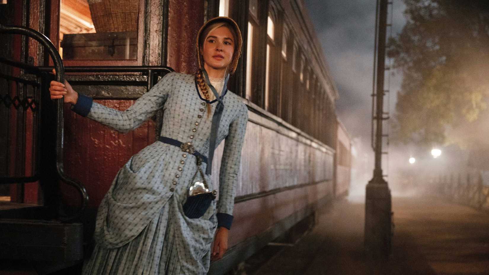Isabel May as Elsa Dutton in 1883