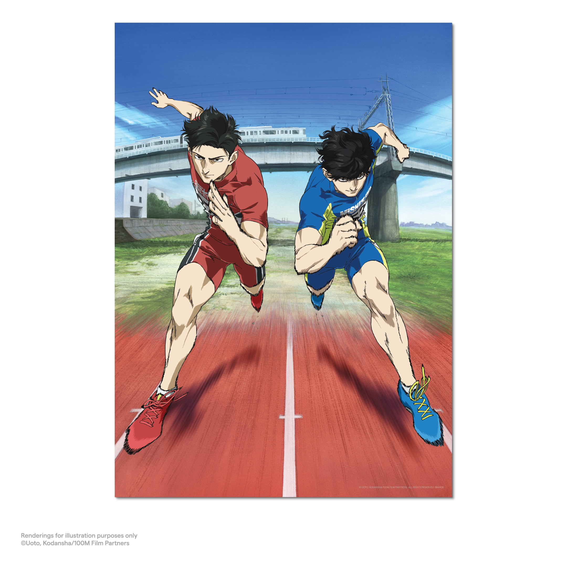 2025 Best Anime Movie 100 Meters Blu-ray Collector's Edition Rivalry
