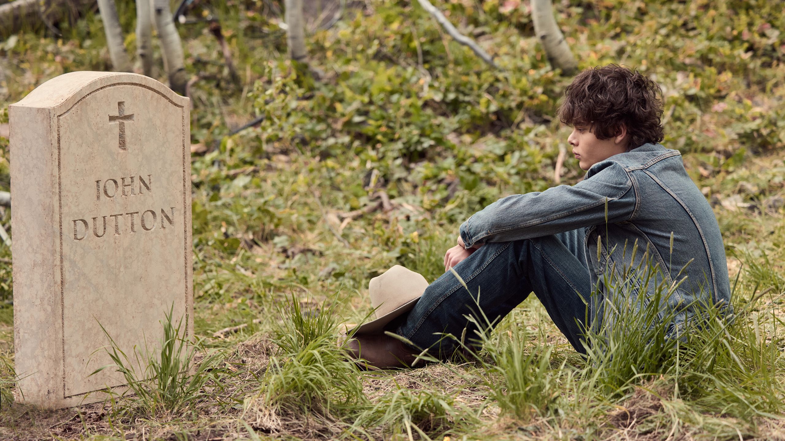 Still of Brecken Merrill as Tate Dutton in Marshals season 2 episode 2.