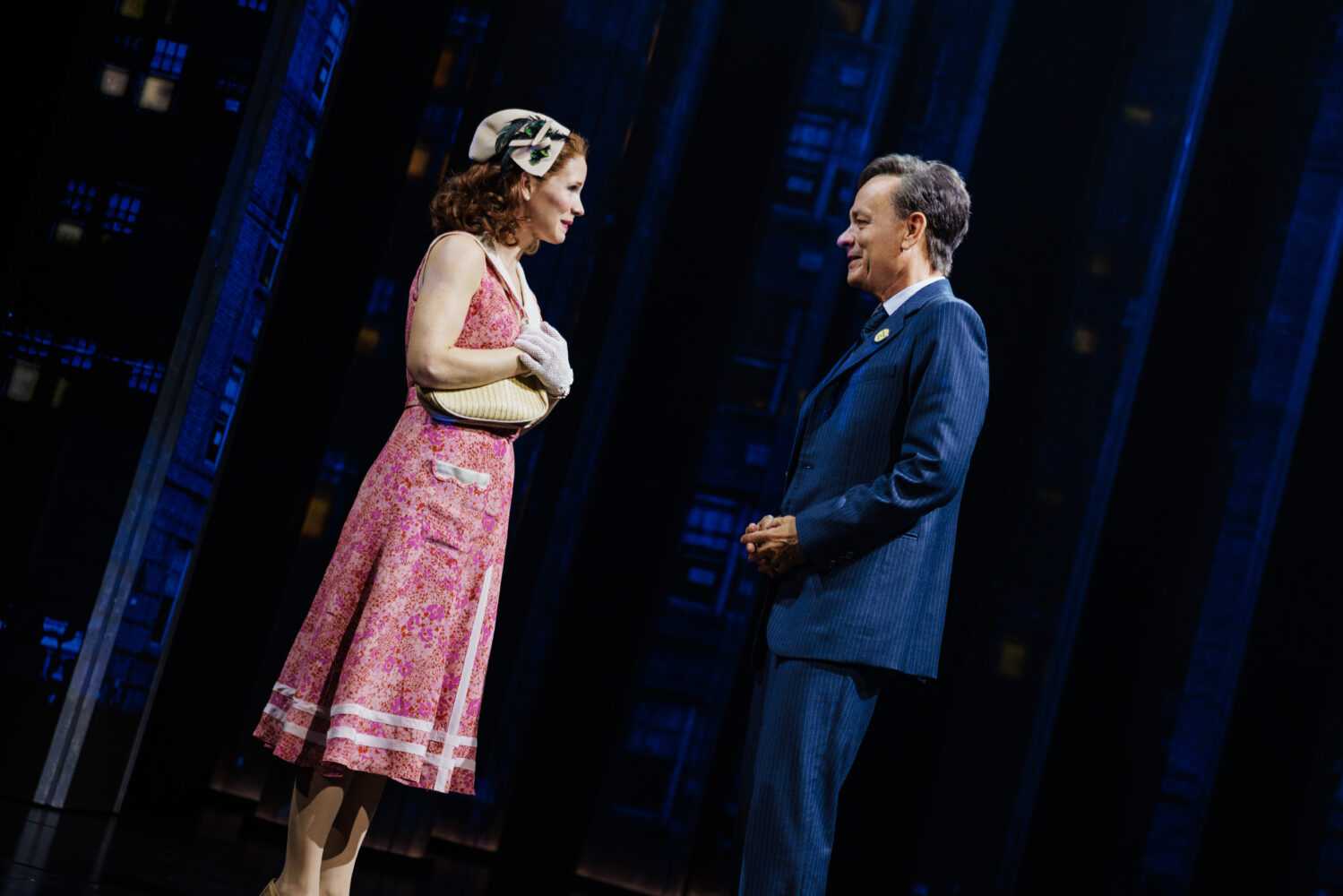 Kelli O'Hara and Tom Hanks in This World of Tomorrow