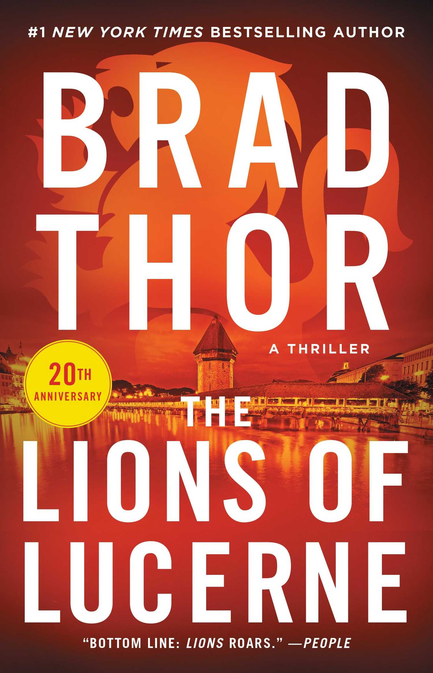Cover of The Lions of Lucerne by Brad Thor.
