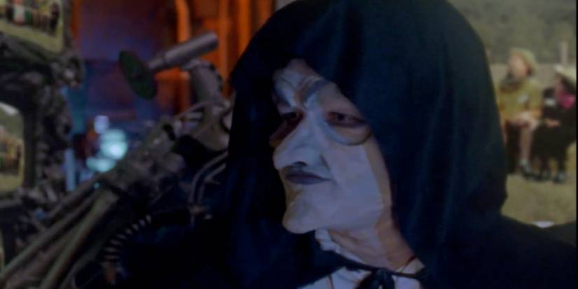 A witch in a hood in Die You Zombie Bastards
