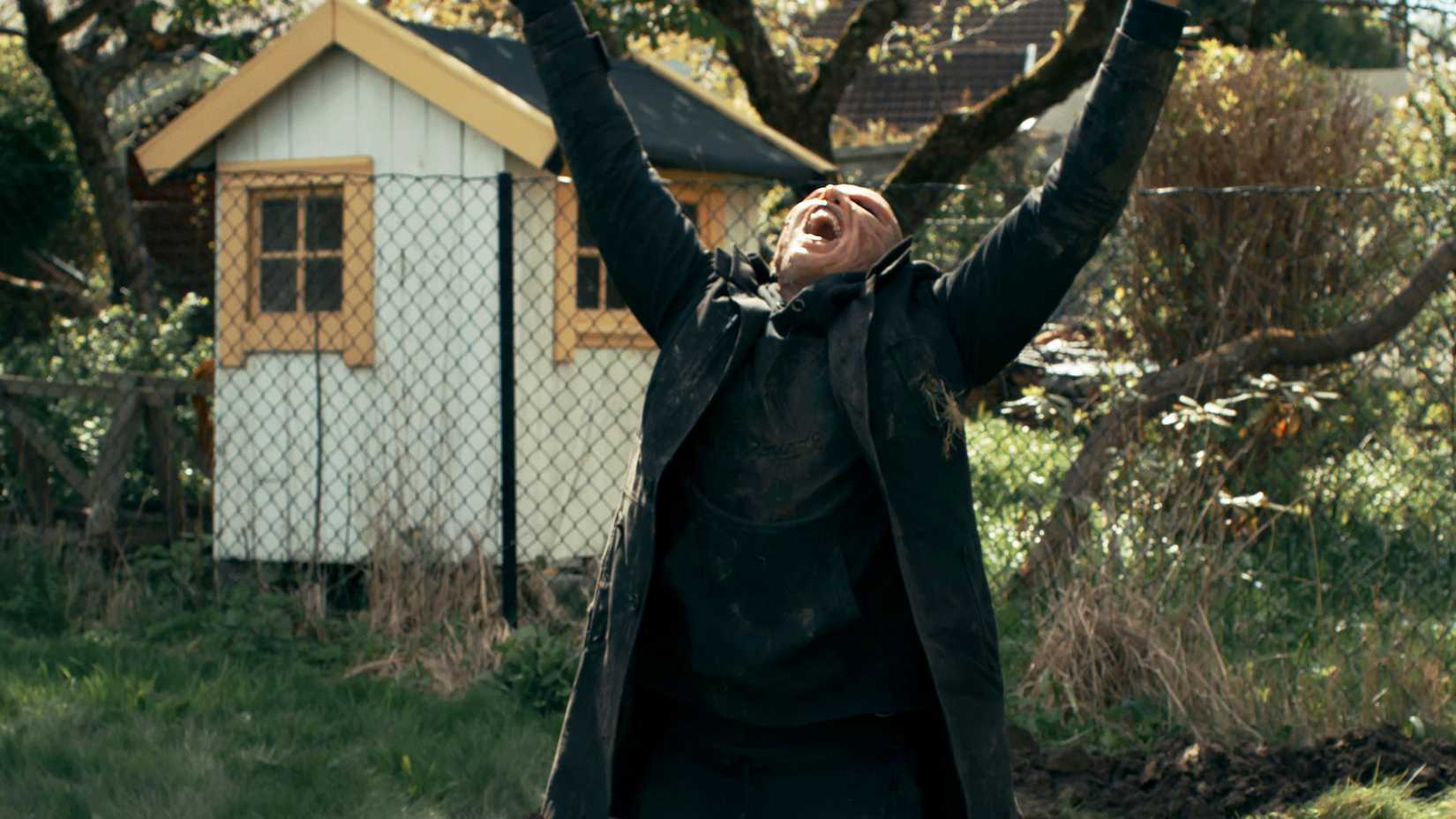 A zombie cries into the air in Re:Human (2024)