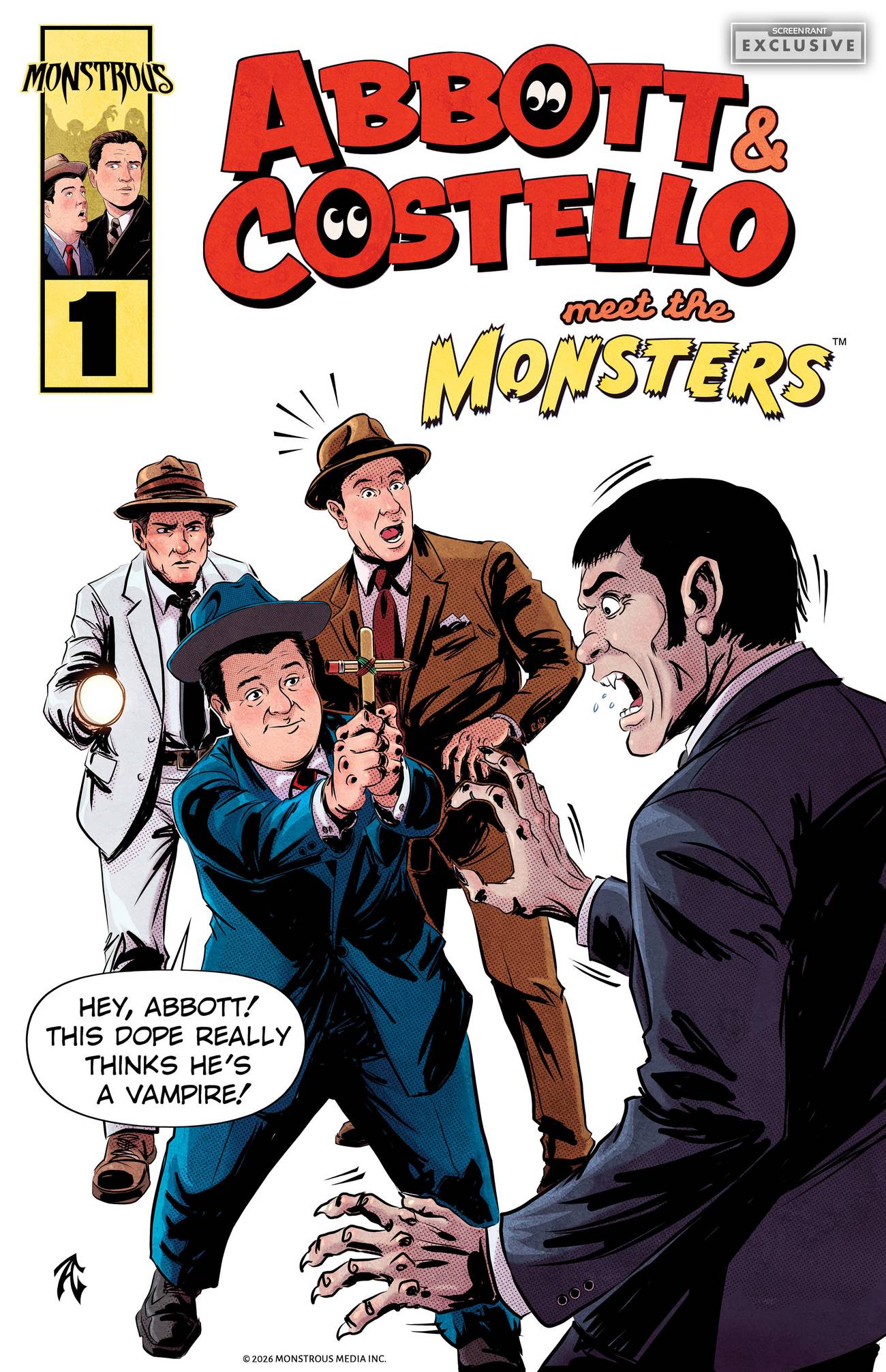 Abott and Costello Meet the Monsters COVER