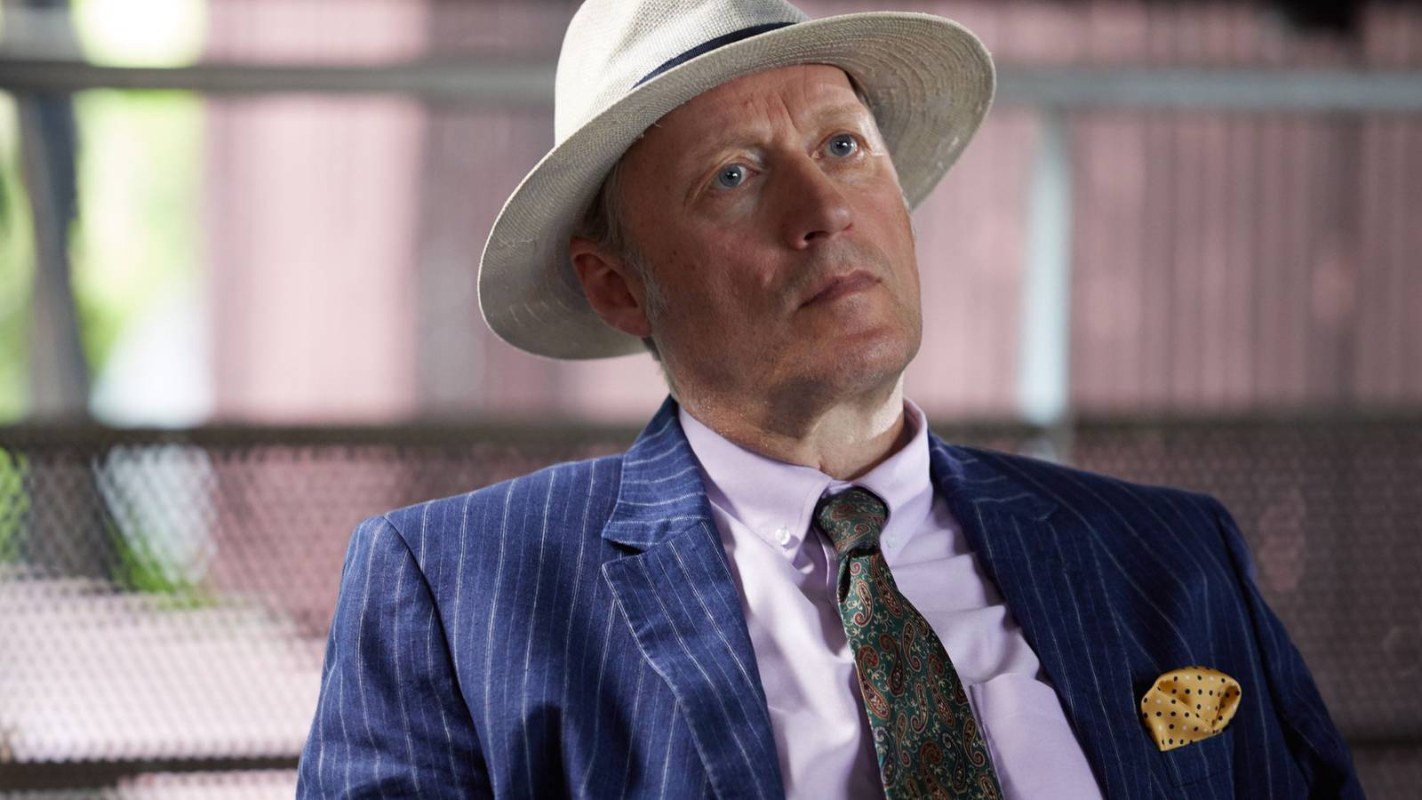 Adrian Edmondson as a murder suspect in Death in Paradise season 9, episode 1