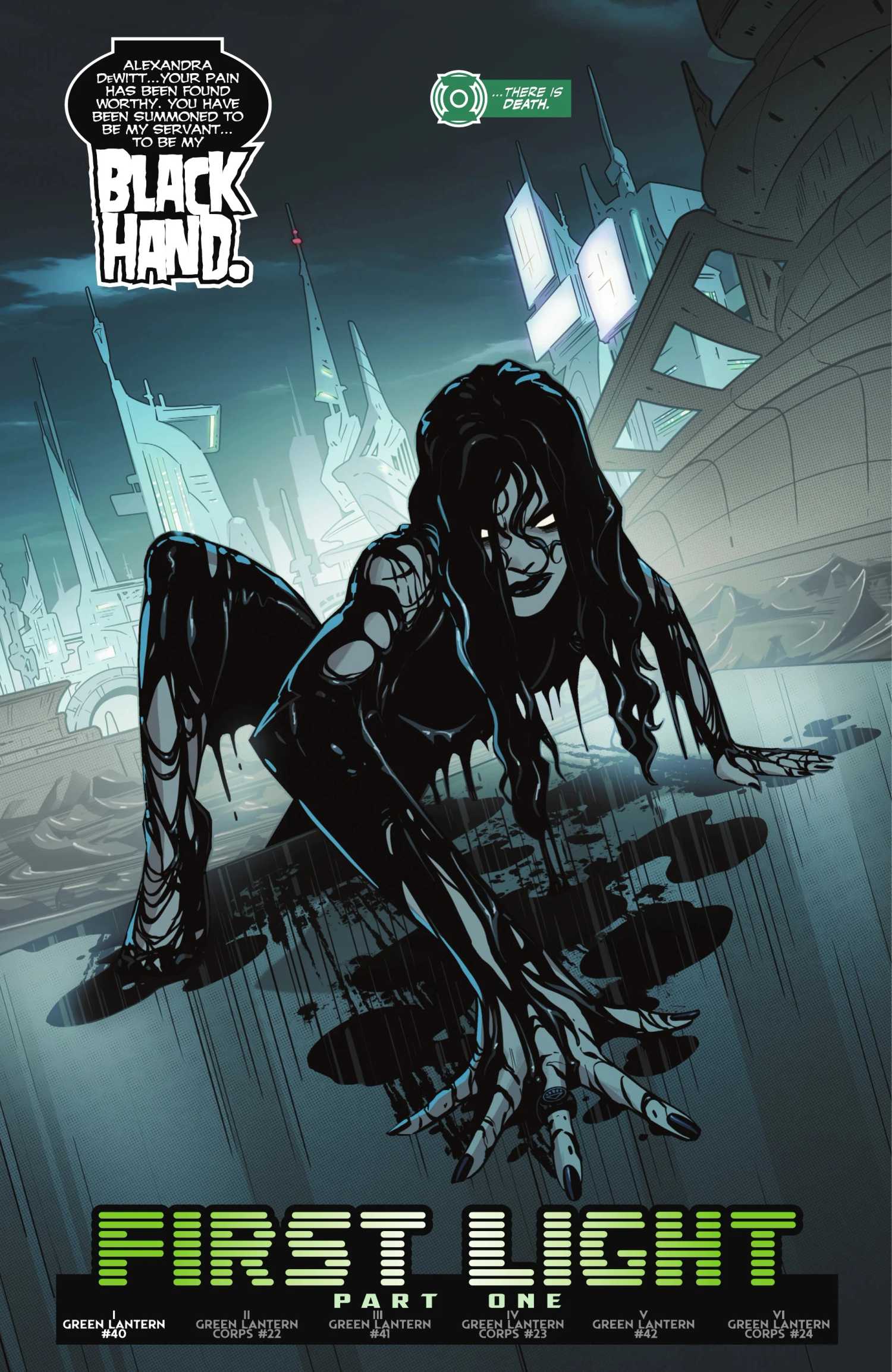 Alexandra DeWitt becomes Black Hand in Green Lantern #40