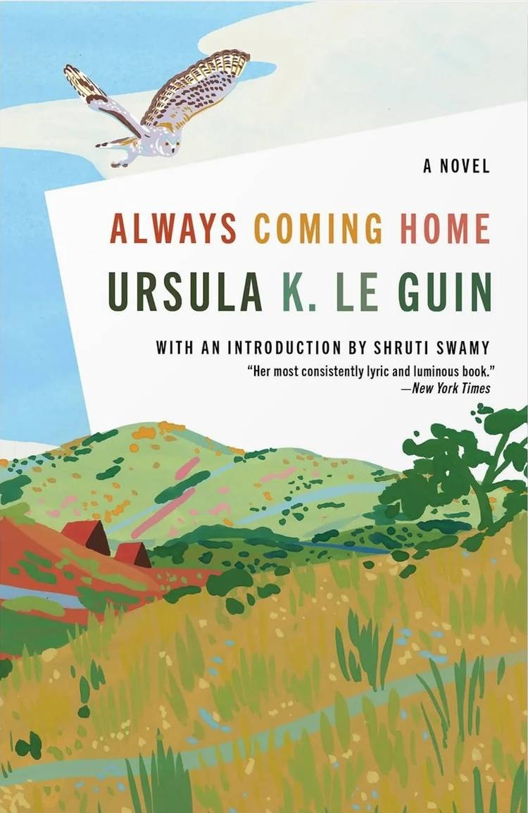 2023 paperback edition of Always Coming Home by Ursula K. Le Guin (1985)