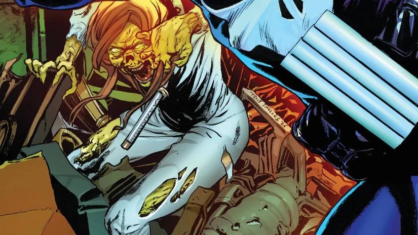 An infected Colleen Wing fights in Marvel Zombies War Zone