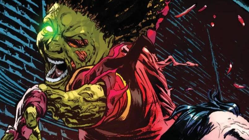 An infected Misty Knight fights in Marvel Zombies War Zone