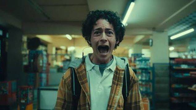 Archie (Diego Bernal) screaming in I Would Rather Die.