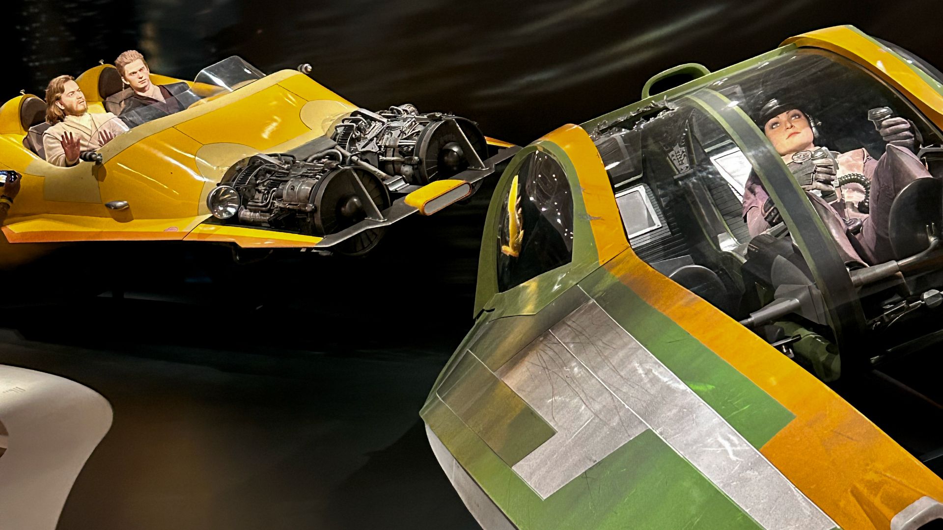 Attack of the Clones Speeders At Lucas Museum of Narrative Art